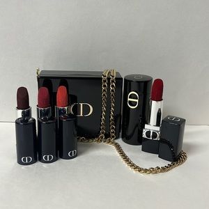 Dior Rouge Dior Lipstick Holder & Clutch 5pc